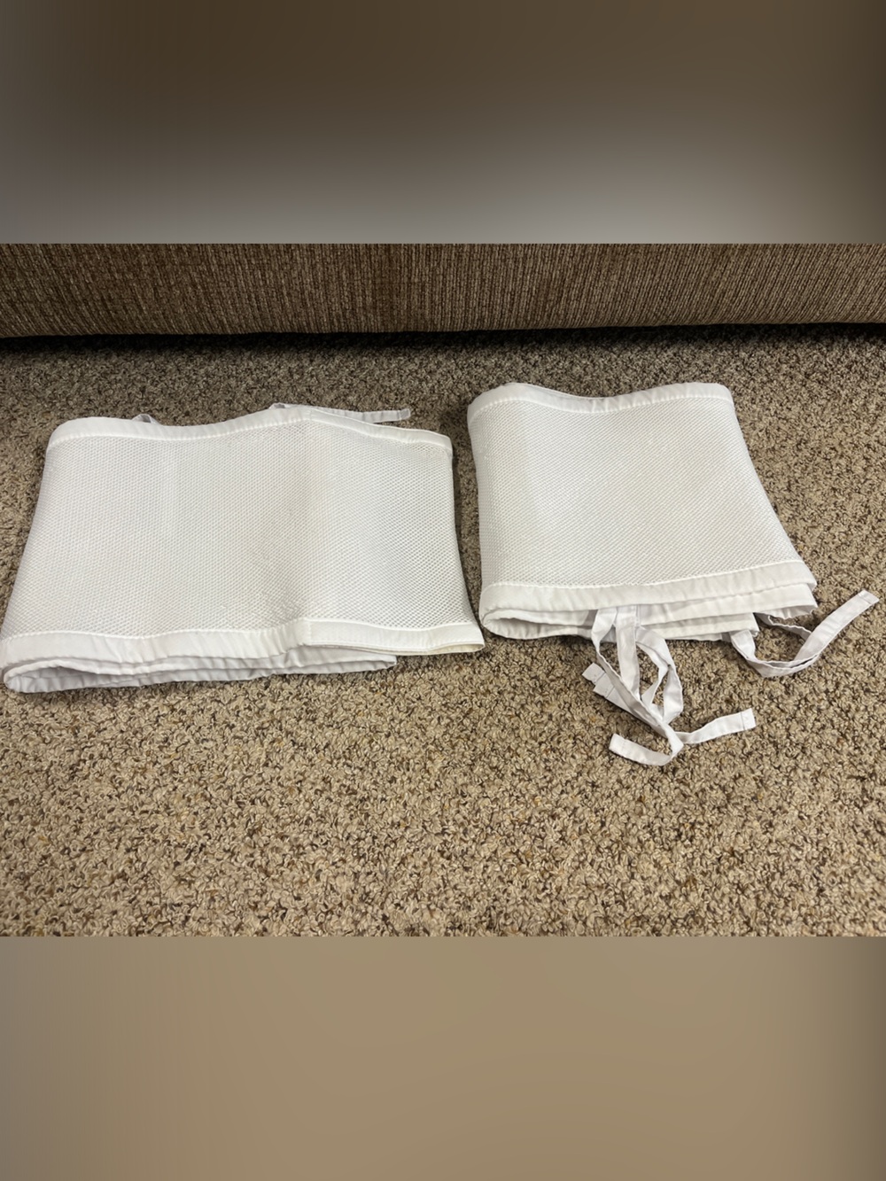 Breathable Baby Mesh Crib Liner for full sized cribs